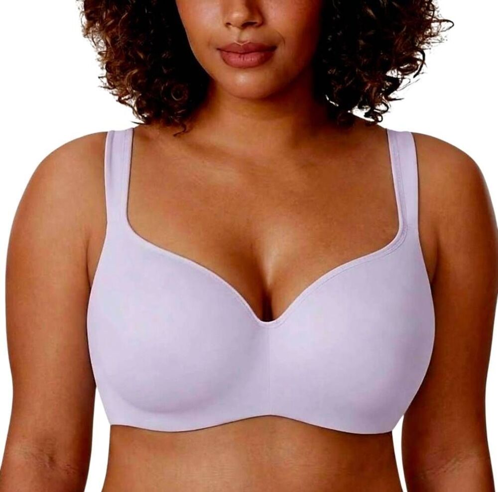 DELIMIRA New NWT Light Lavender Balconette Bra Size 38F Orchid Hush